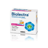 Biolectra Magnesium 300 mg direct met sinaasappelsmaak, 20 sachets, Hermes Arzneimittel