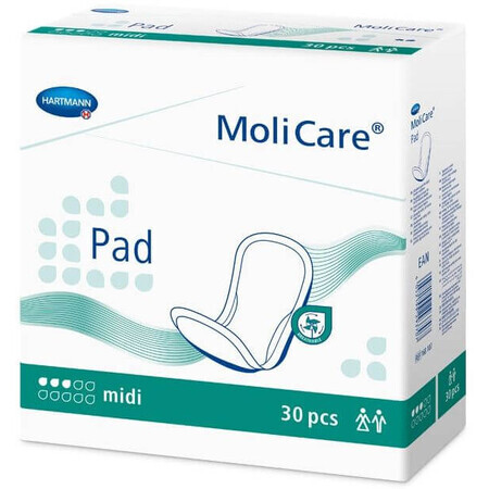 Molicare Pad 3 drops incontinence pads 30 pcs