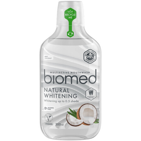 Biomed Natuurlijk Whitening Mondwater 500 ml