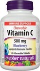 Webber Naturals Vitamine C 500 mg Bosbes, aspiratie 120 tabletten