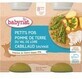 Menu Babybio erwten en aardappelen met kabeljauw 2 x 200 g