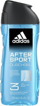 Adidas After Sport 3in1 douchegel voor lichaam, haar en huid 250 ml