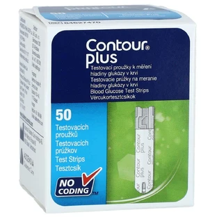 Contour PLUS tiras reactivas, 50 unidades