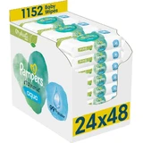 Pampers Harmonie Aqua Plastic Free Wet Wipes 24 x 48 pcs