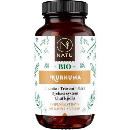 Natu Biologische Kurkuma 60 capsules