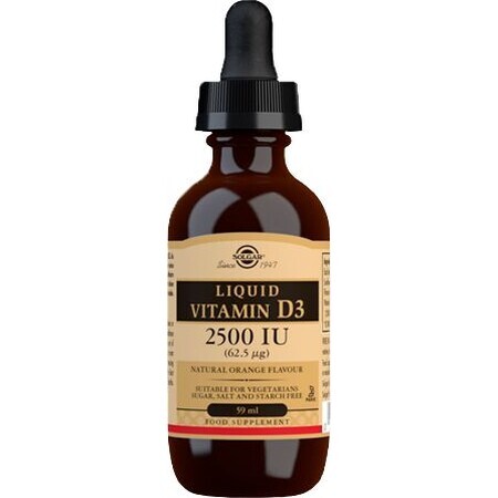 Solgar Vitamine D3 2500 IE 59 ml