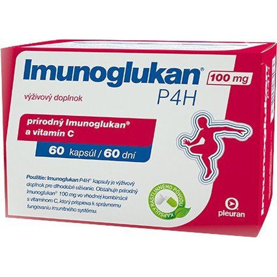 Immunoglucaan P4H inov. 2021 100 mg 60 capsules