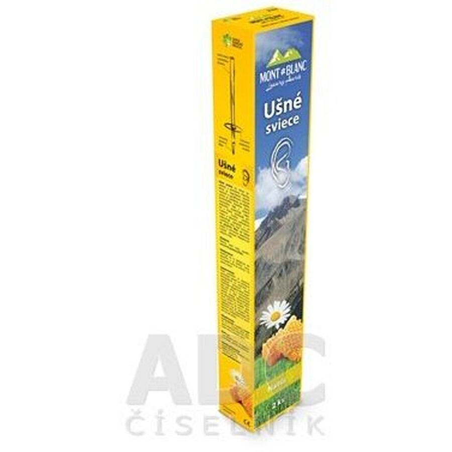 Mont Blanc Luxe Auris Oorkaarsen naturel 2 stuks