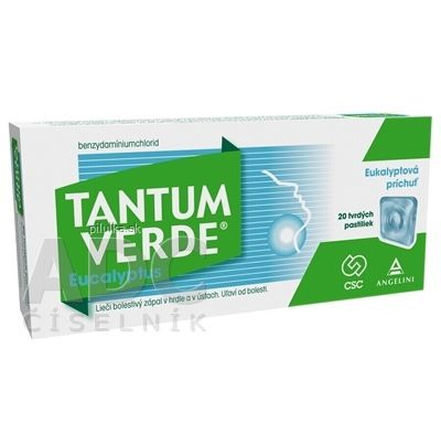 Tantum Groene Eucalyptus 3mg 20 tabletten