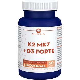 Pharma Activ LIPOZOMAL K2 MK7 + D3 FORTE 60 capsules