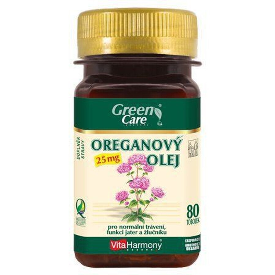 VitaHarmony Oregano olie 25mg 80 capsules