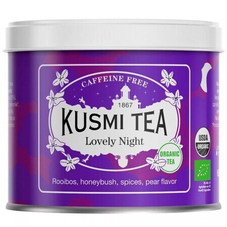 Kusmi Tea Organic Lovely Night Lovely Night thé en boîte 100 g