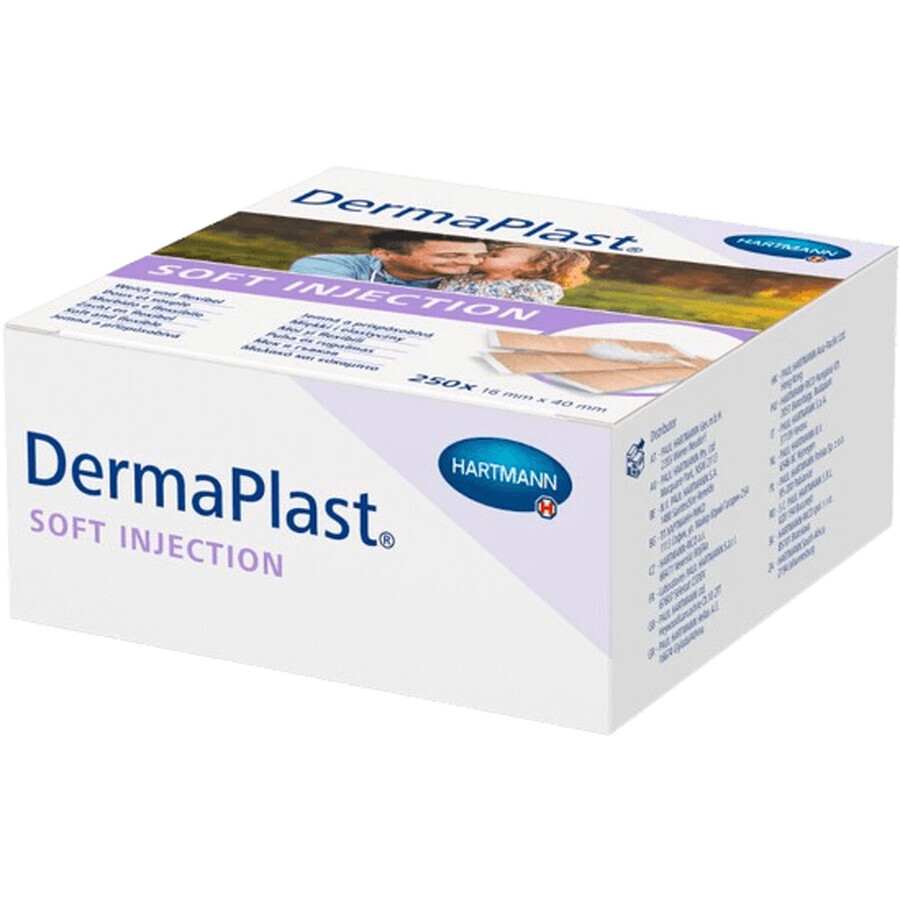 Hartmann DERMAPLAST Soft injectable patches 16x40mm 250 pcs