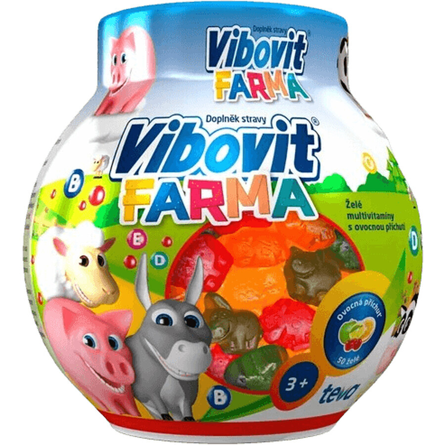 Vibovit Farm gelée multivitaminée 50 pcs