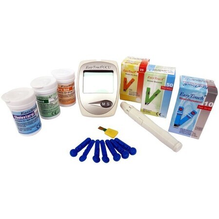 EasyTouch cholesterolmeter + stripset