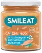 Smileat Bio Zalm met zilvervliesrijst en groenten met extra vierge olijfolie 10M+ 230 g