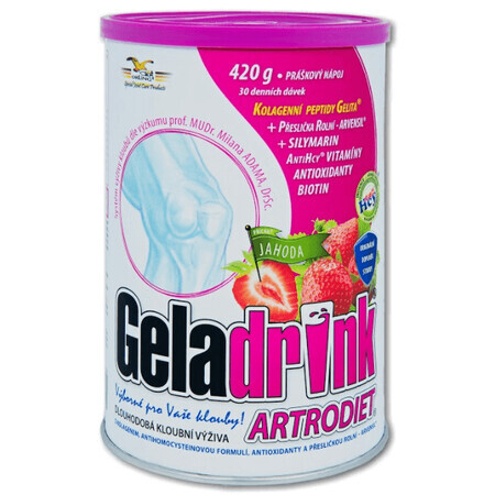 Geladrink Artrodiet aardbei 420 g