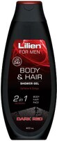 Lilien shampoo doccia per uomo Rosso scuro 400 ml