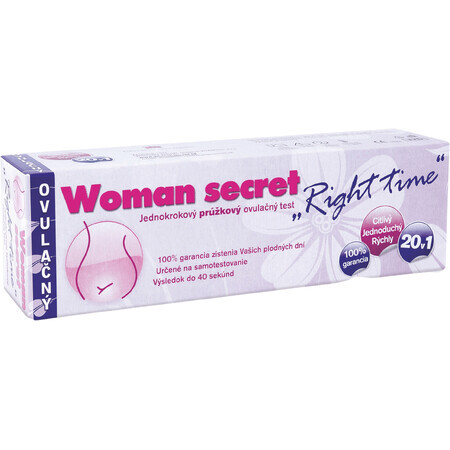 Women's Secret Right Time Ovulation Test Ovulation Test Strip 20 pcs