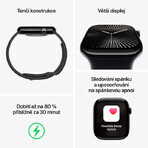 Apple Watch Series 10 GPS + Cellular 46mm Roségoud Aluminium Behuizing met Sport Buckle Plum