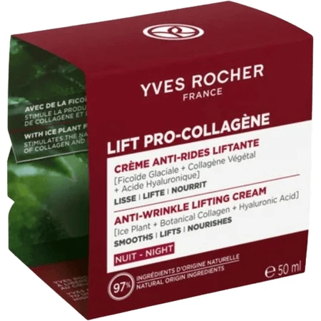 Yves Rocher LIFT PRO-COLLAGEN Trattamento notte antirughe 50 ml