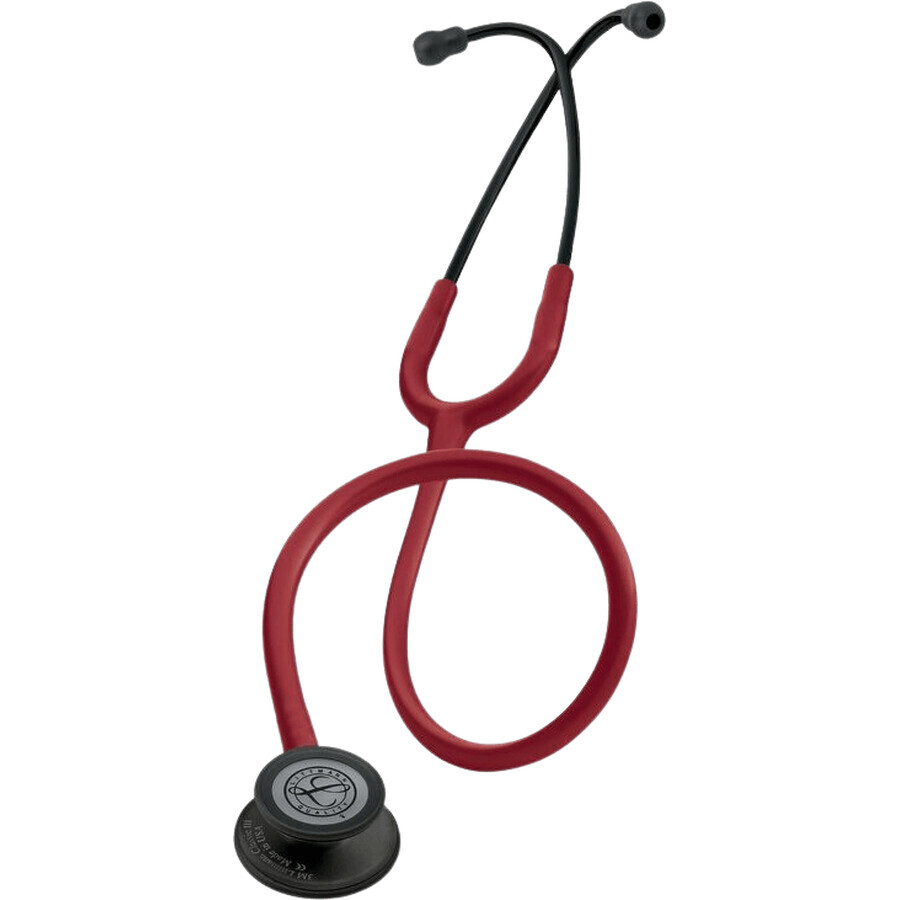 Littmann Classic III Black Edition, stethoscoop voor interne geneeskunde, bordeauxrood