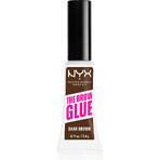 NYX Professionele Make-up Wenkbrauw Stick 04 Wenkbrauw Lijm Gel donkerbruin, 5 g