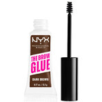 NYX Professionele Make-up Wenkbrauw Stick 04 Wenkbrauw Lijm Gel donkerbruin, 5 g