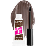 NYX Professionele Make-up Wenkbrauw Stick 04 Wenkbrauw Lijm Gel donkerbruin, 5 g