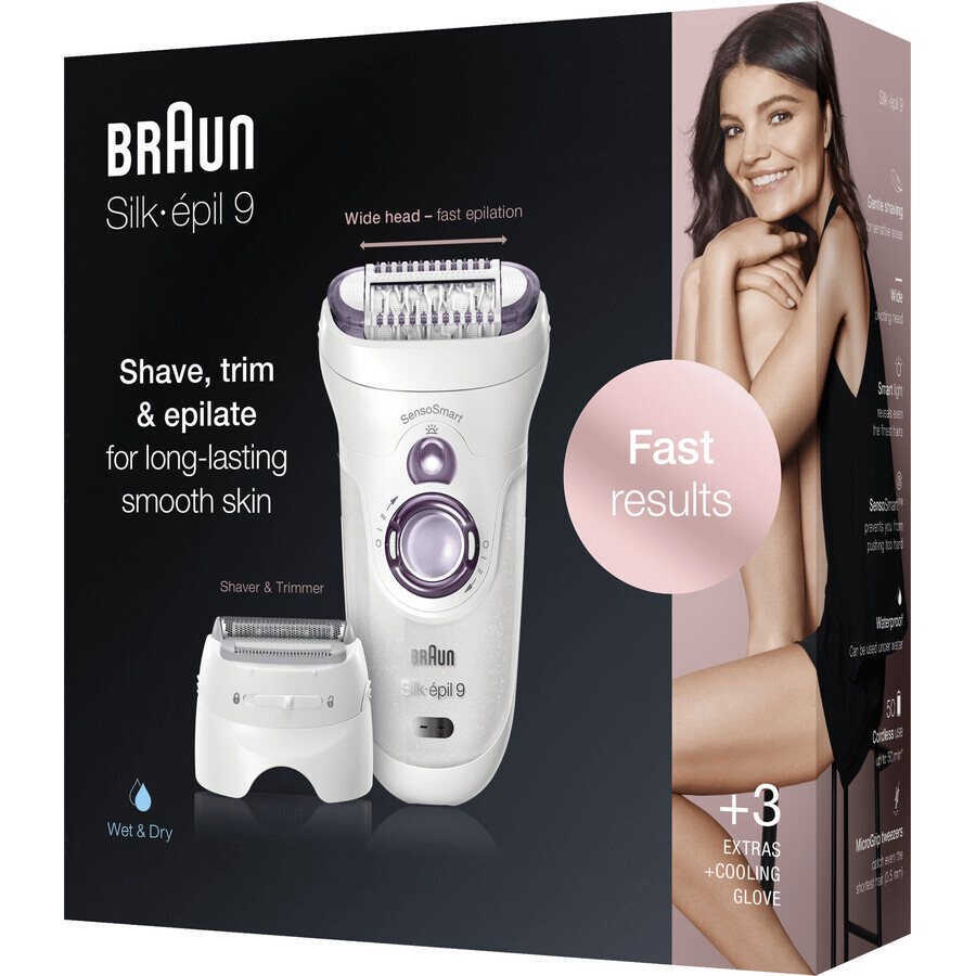 Braun Epilator Silk-épil 9-710 violet