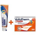 Voltaren Forte 2 32% gel 180 g + VoltaTherm verwarmende pleister voor pijnverlichting 5 stuks