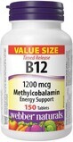 Webber Naturals Vitamine B12 1200 mcg 150 tabletten