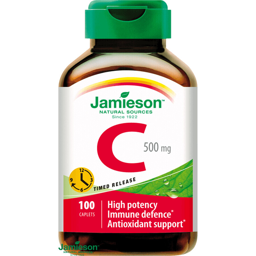 Jamieson Vitamine C 500mg verlengde afgifte 100 tabletten