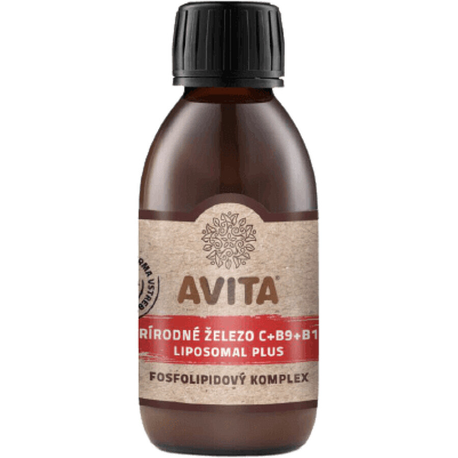 Avita Natuurlijk IJzer C+B9+B12 Lipozomaal Plus 200 ml