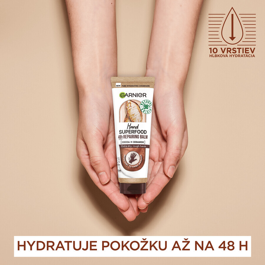 Garnier Hand Superfood regenererende handcrème met cacao 75 ml