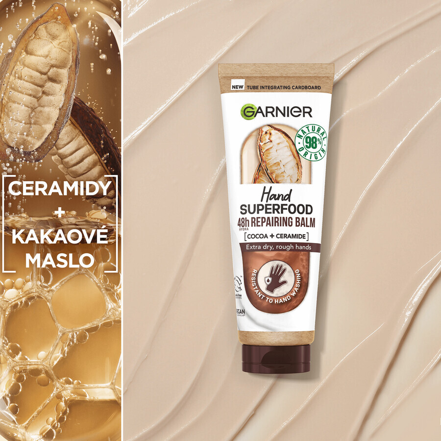 Garnier Hand Superfood regenererende handcrème met cacao 75 ml