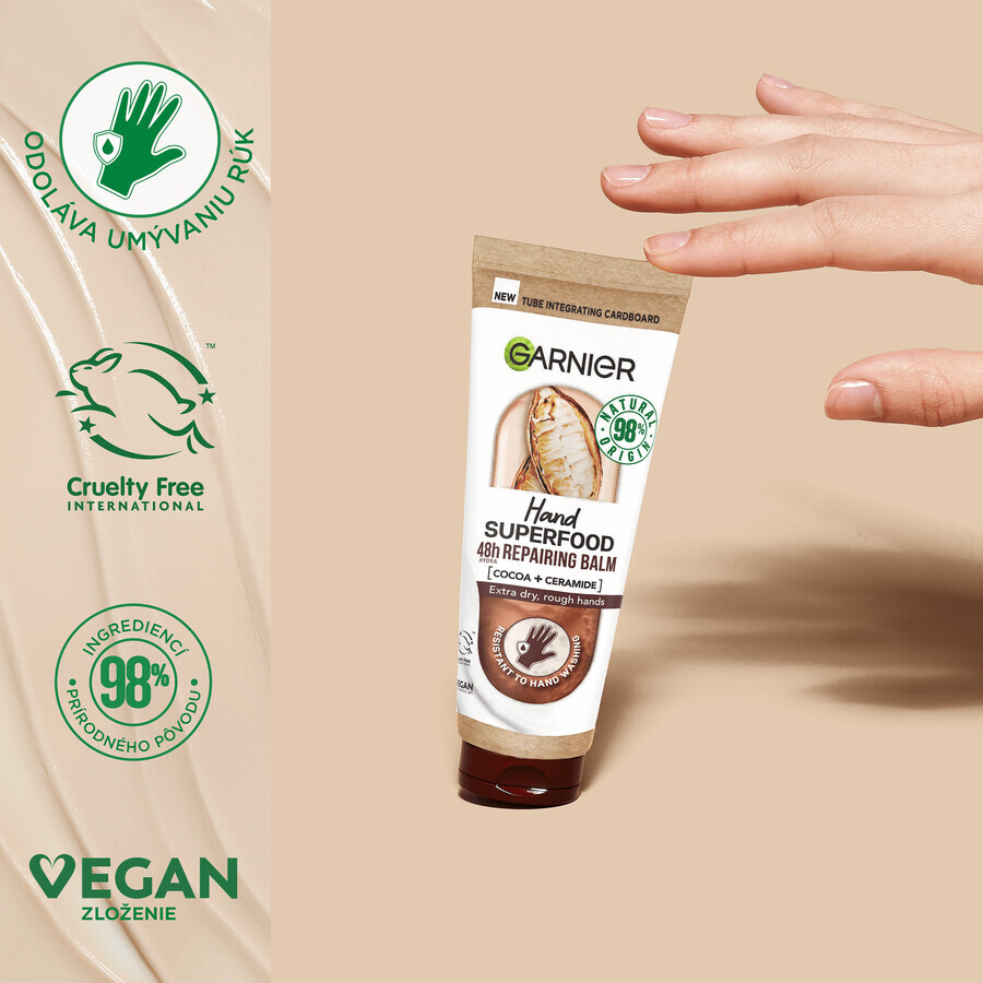 Garnier Hand Superfood regenererende handcrème met cacao 75 ml