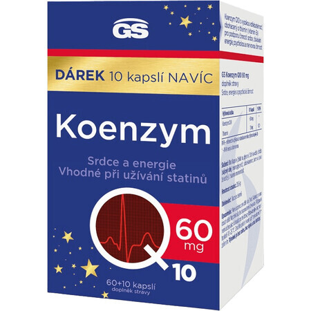 GS Co-enzym Q10 60 mg gift 2023 60+10 capsules