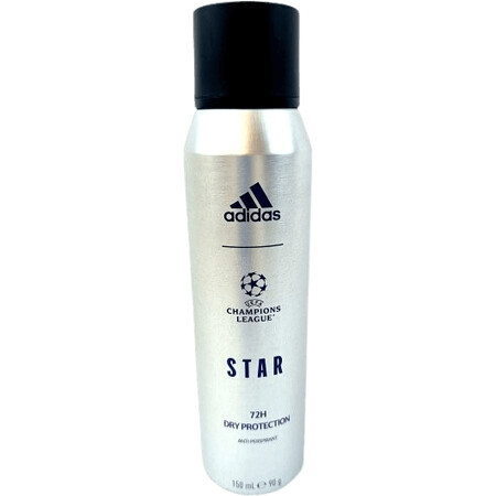 Adidas UEFA Champions League Star antiperspirant spray for men 150 ml