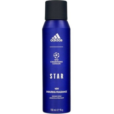 Adidas UEFA Champions League Star deodorant spray voor mannen 150 ml