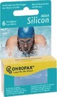 Ohropax Silicone Aqua oorstukjes in een doosje van 6 stuks