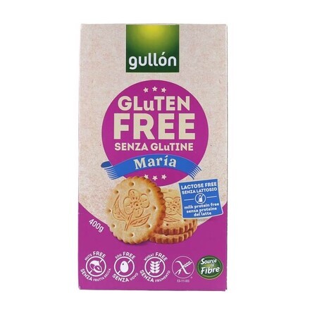 Biscuits sans gluten, sans lait et sans lactose Maria, 400 g, Gullon