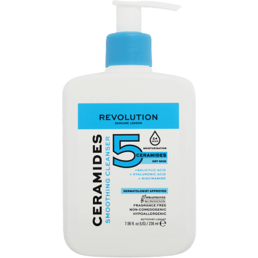 Revolution Ceramides Smoothing Cleanser, 236 ml