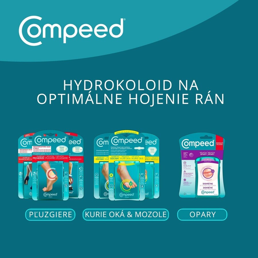 Compeed Blister patch sport călcâi 5 buc