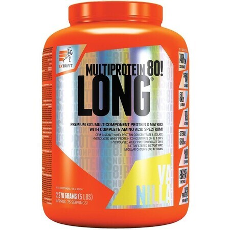 Extrifit Long 80 Multiprotein Vanilla 2270 g