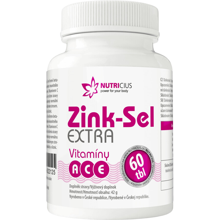 Nutricius Zink-Sel extra 60 tabletten