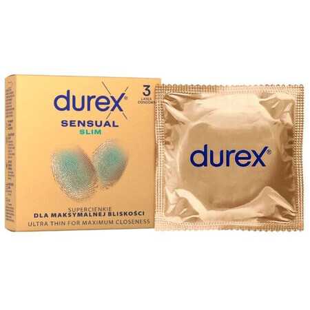 Durex Sensual Slim 3 pz.