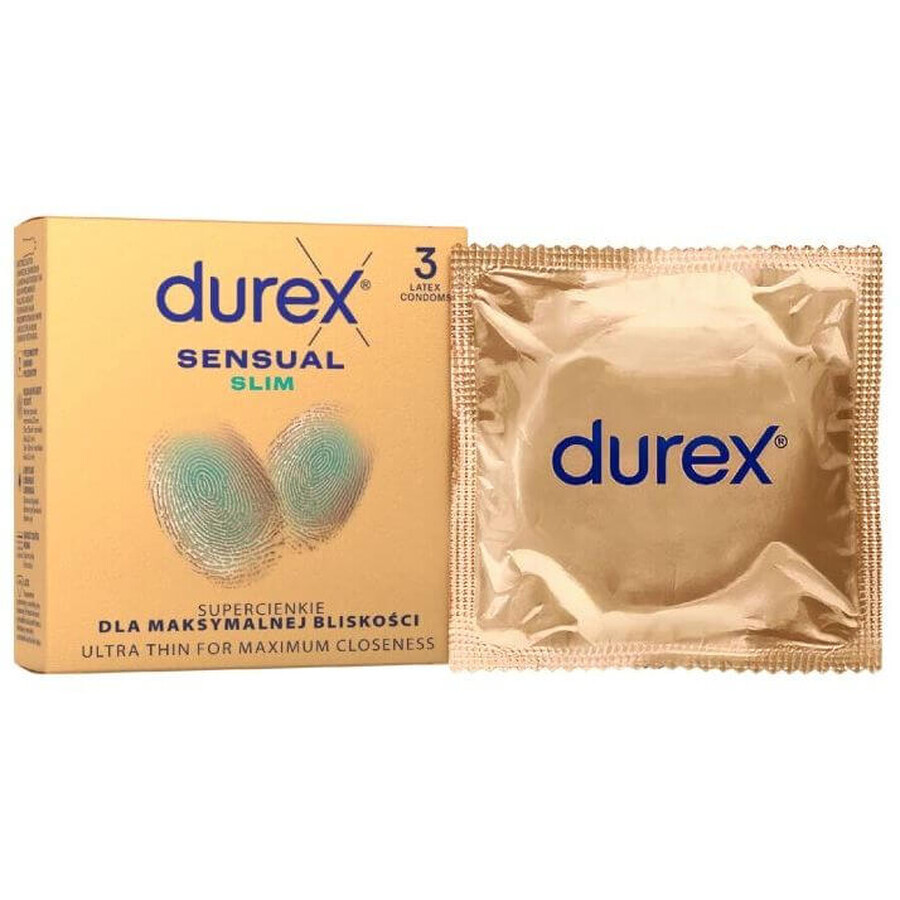 Durex Sensual Slim 3 pz.