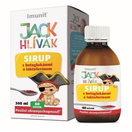 Imunit JACK HUNGER Sirop cu betaglucani și lactoferină 300 ml