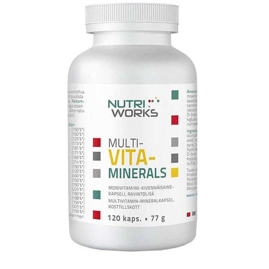 NutriWorks Multivitamine 120 capsules